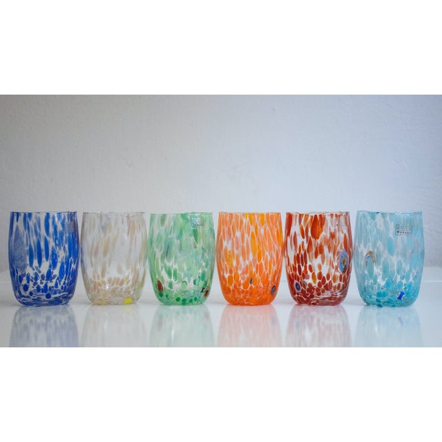 Italian Glasses by Maryana Iskra, Set of 6 For Sale - Image 6 of 14