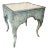 Louis XV Style Custom Painted Marble Top Side Table For Sale