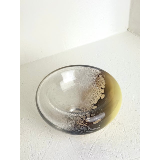 Glass Waterfront Object by Willem Heesen, 1987, in Flawless conditions. Designed 1980 to 1989 This piece has an...