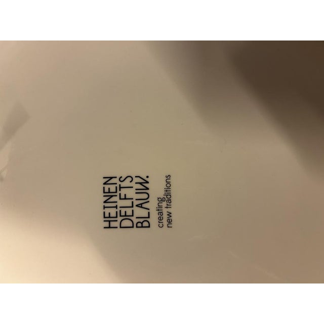 Contemporary Large Delft Floral Splendor Wall Plate by Heiden delfts blauw For Sale - Image 3 of 4