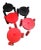 Stools in Red and Black from Kartell, Set of 5 For Sale - Image 13 of 13