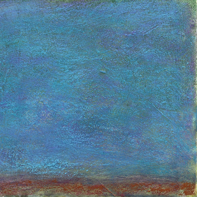 2020s Awh 340 - Abstract Minimalist Textured Layered Colorfield Oil Painting on Canvas Original Artwork by Bernhard Zimmer For Sale - Image 5 of 9