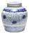 Chinese Blue & White Trailing Vines Jar For Sale