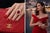 Bochic “Capri” Vintage Natural Ruby & Diamond Retro Ring Set In 18K Gold & Silve For Sale - Image 4 of 12