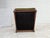1960s, Danish highback wingback armchair. Original green furniture velour, oak wood, brass springs in the seat. Original...