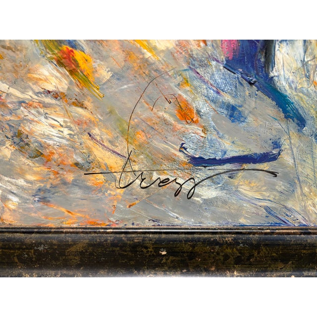 Wayne Trapp 'Meandering at Midnight" Oil on Canvas Original Painting, Framed For Sale In Raleigh - Image 6 of 10