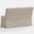 Stoffer Home x Cloth & Company Lindy Slipcover Dining Banquette in Francie Tan For Sale In Chicago - Image 6 of 6