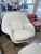 Signature present. Ecru bouclé fabric. Near mint condition! This piece has an attribution mark, I am sure that it is...