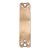 Vintage Traditional 11.5 In. Reading Brass Door Push Plate For Sale