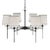 Satin Black Cambridge Ceiling Light For Sale