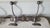 Pair of Arts and Crafts steel coat racks, beautiful metalwork, ready to be painted or left raw varnished.