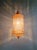 Large Glass and Brass Lantern Pendant Light, 1960s For Sale - Image 10 of 11