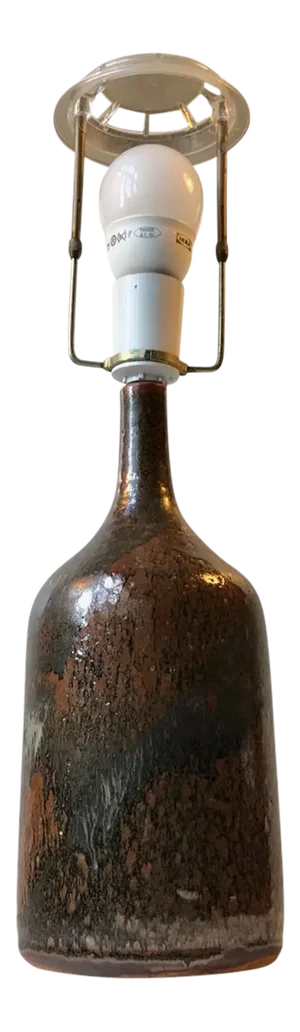 Danish Modern Stoneware Table Lamp from Conny Walther, 1970s