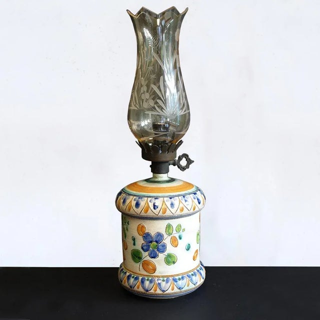 Ceramic Table Lamp by Luigi Santi, 1970s For Sale - Image 4 of 5