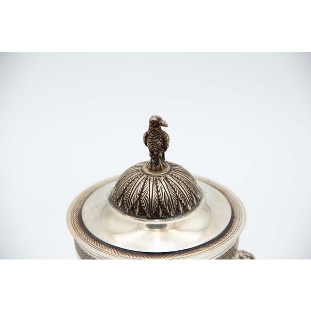 Silver Urn on Three Raised Feet, in Very Good conditions. Designed from 2000 This piece has an attribution mark, I am sure...