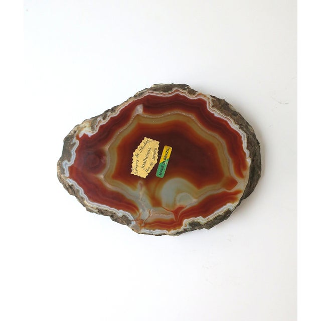 Midcentury Agate Catchall Brazilian For Sale - Image 11 of 11