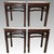 Early 20th Century Antique Rosewood Chinese 'Mahjong' Stools / End Tables With White Grey Dali Lake Marble Tops - Set of 4 / Pair For Sale - Image 5 of 12