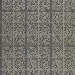 Morris & Co Pure Scroll Wallpaper in Black Ink For Sale