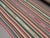 1970s Vintage Handmade Wool Cotton Multicolor Kilim Rug For Sale In San Francisco - Image 6 of 11
