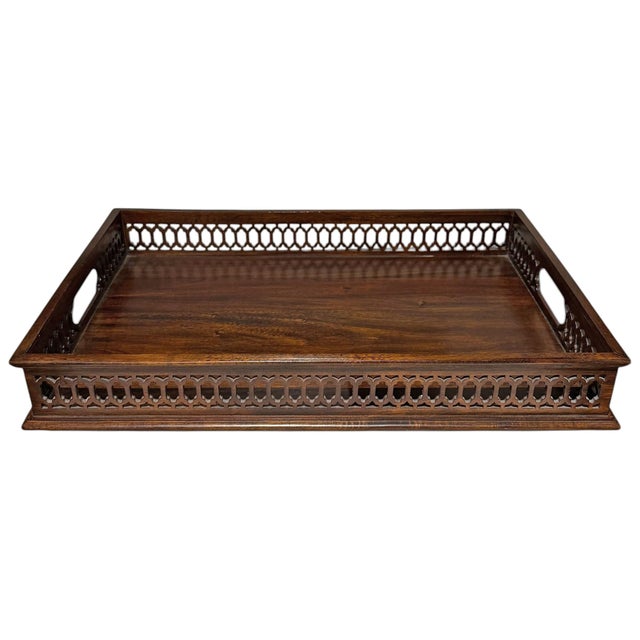 Teakwood Tray For Sale - Image 4 of 13
