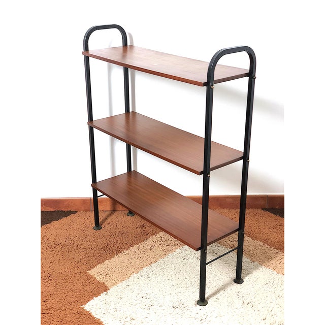Vintage 5-Shelf Bookcase, Italy, 1960s For Sale - Image 6 of 11