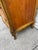 Vintage French Provincial Bombe Highboy Dresser With Inlaid Wood & Gilt Trim, Serpentine Front For Sale - Image 4 of 12