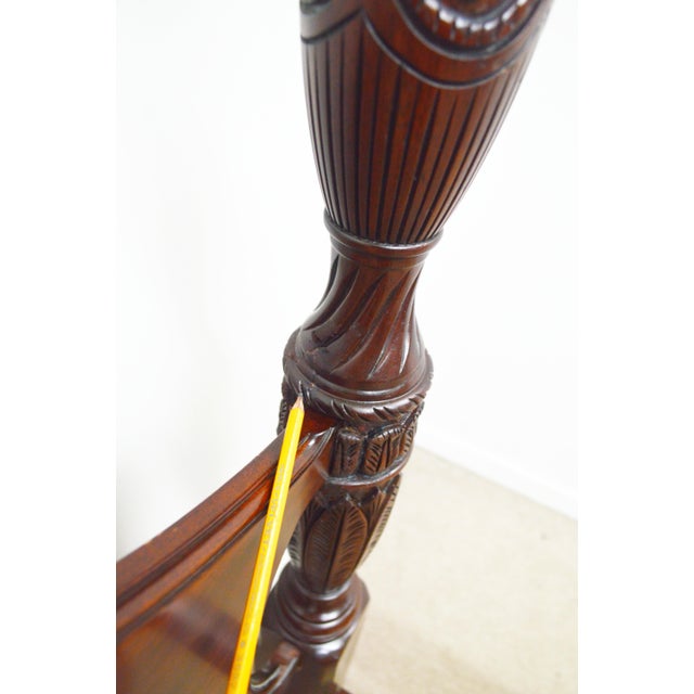 Henkel Harris Mahogany King Rice Poster Bed For Sale - Image 14 of 15