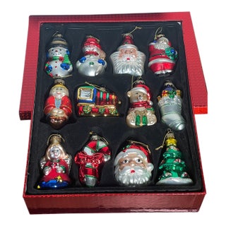 Gorgeous Thomas Pacconi Christmas Ornaments Set For Sale