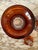 Val Saint-Lambert Pair Vintage Bohemian Czech Amber Cut to Clear Decanters For Sale - Image 4 of 12