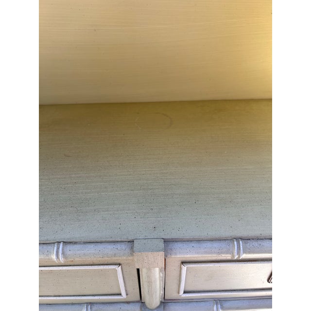 1970s Henry Link Bali Hai Cabinet & Hutch For Sale - Image 10 of 12