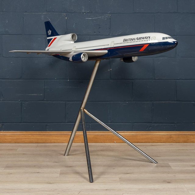 Large Model Tristar Jet Plane with British Airways Landor Livery, England, 1990s For Sale - Image 9 of 18