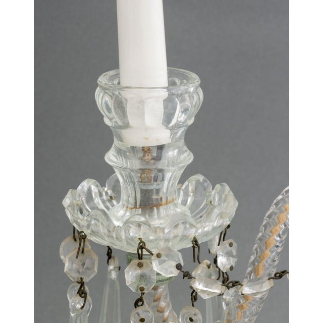 Victorian Style Cut Crystal Candelabra, Pair For Sale - Image 9 of 13