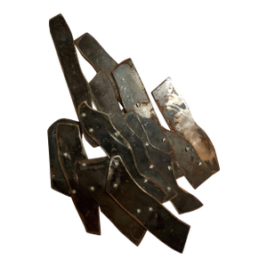 Robert Goodnough, Abstract Expressionist Patinated Metal Assemblage Sculpture Steel, Nuts, Bolts