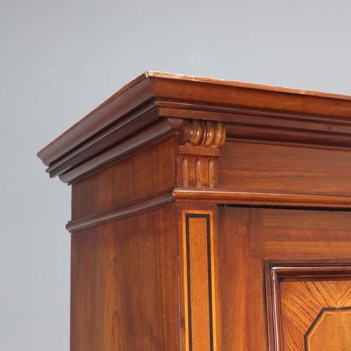 Veneered Wardrobe in Mahogany For Sale - Image 5 of 11