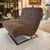 A stunning vintage low profile, wide lounge chair with elegant cantilever chrome base, designed by Adrian Pearsall for...