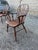 Pair of 19th Century Low Back Solid Wood Windsor Armchairs For Sale - Image 10 of 16