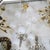 Mid-Century Modern Brass Suspended Glass Shade Chandelier For Sale - Image 3 of 9
