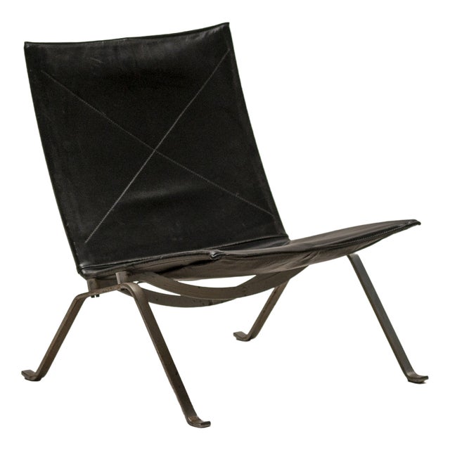 Vintage PK22 Lounge Chair by Poul Kjærholm for Fritz Hansen, 1980s For Sale