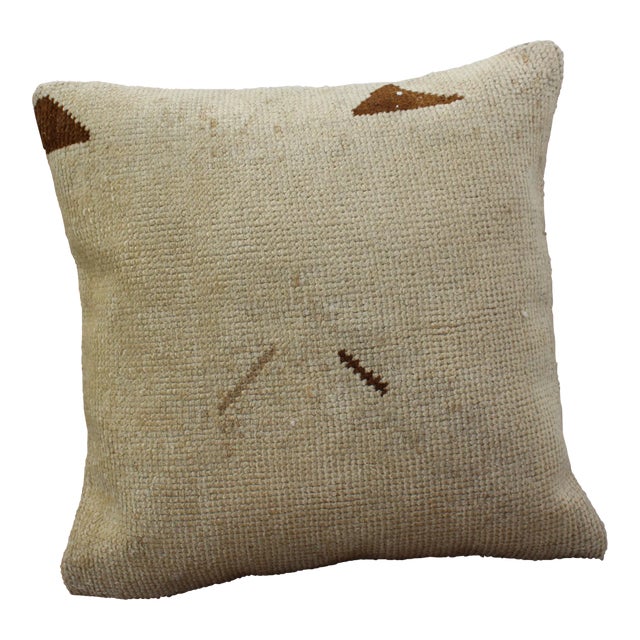 Turkish Vintage Rug Decorative Pillow Cover For Sale