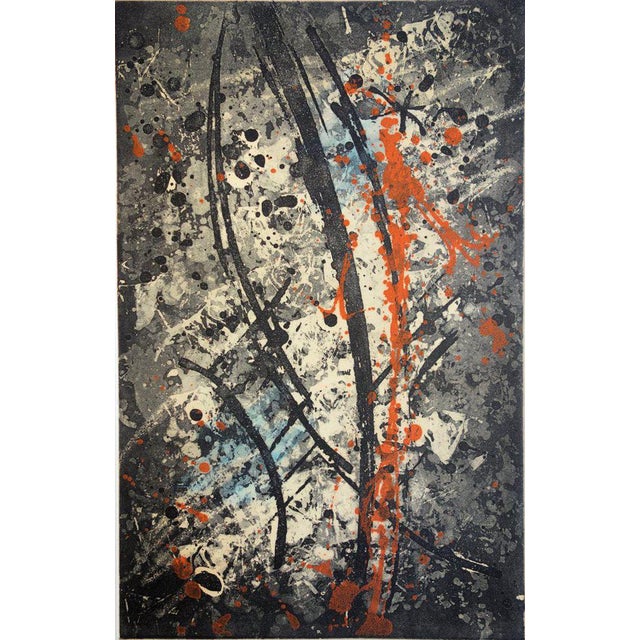 Satish Sharma (1951) Composition for Vence Original color etching Signed in pencil Limited edition of 60 copies (the...