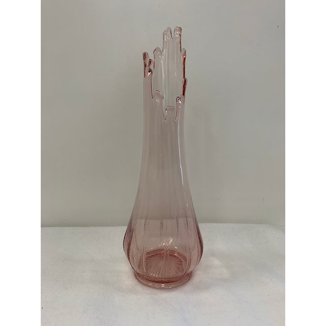 MidCentury Pink Swung Vase Chairish