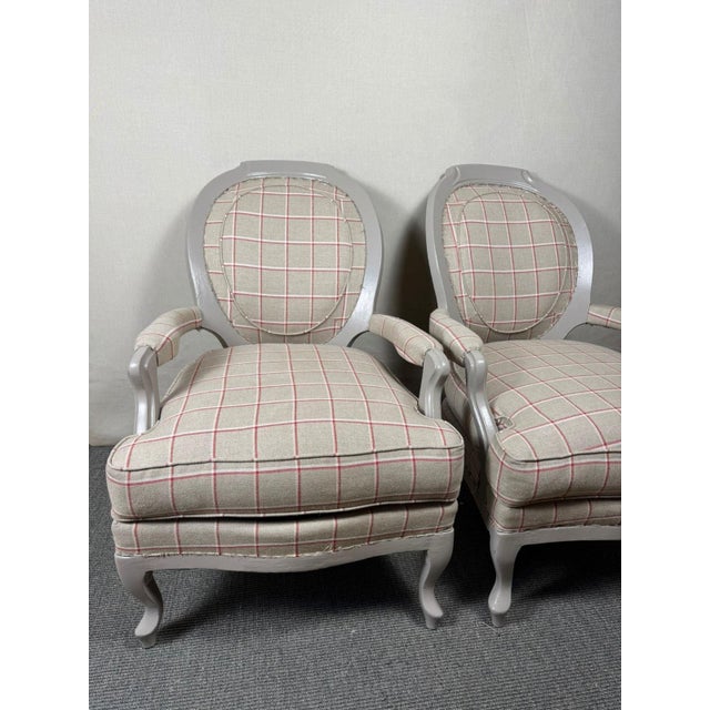 Set of 19th Century Style Armchairs For Sale - Image 4 of 13