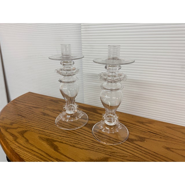 Juliska Harriet Candlestick Holders, Pair For Sale In San Francisco - Image 6 of 12