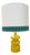 Pamela PM Table Lamp in Beech with Lacquer and AJ Linen by Popus Editions For Sale