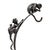 A rare and whimsical vintage Arthur Court aluminum fruit stand featuring beautifully detailed climbing monkeys. The...