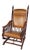 George Hunzinger Victorian Stick and Ball Twist Frame Platform Rocking Chair For Sale - Image 4 of 12
