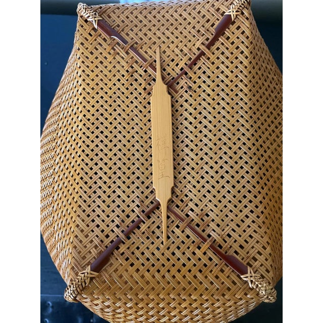 Contemporary Japanese Bamboo Sculpture Kawano Shoko For Sale - Image 4 of 13