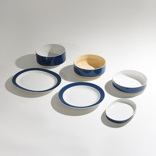 Colonna serving set designed by Giovanni Gariboldi for Ginori in the 1970s, a project that transforms serving pieces into...