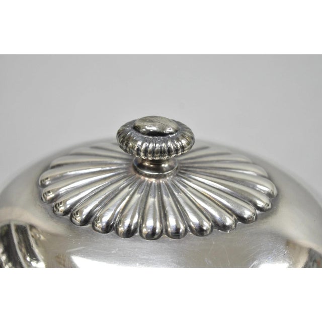 Early 20th Century Antique Victorian Middletown Plate Co Silver Plated Fancy Covered Butter Dish For Sale - Image 5 of 14