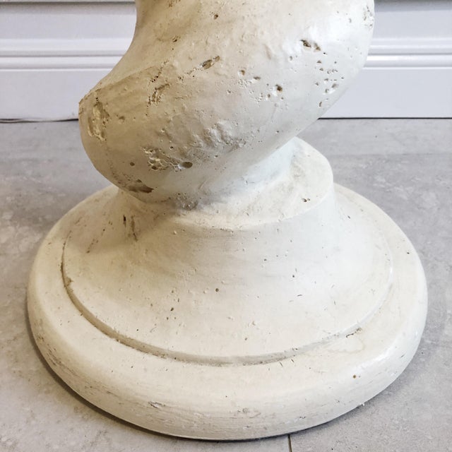 Vintage Michael Taylor for Baker Spiral Column Plaster ...